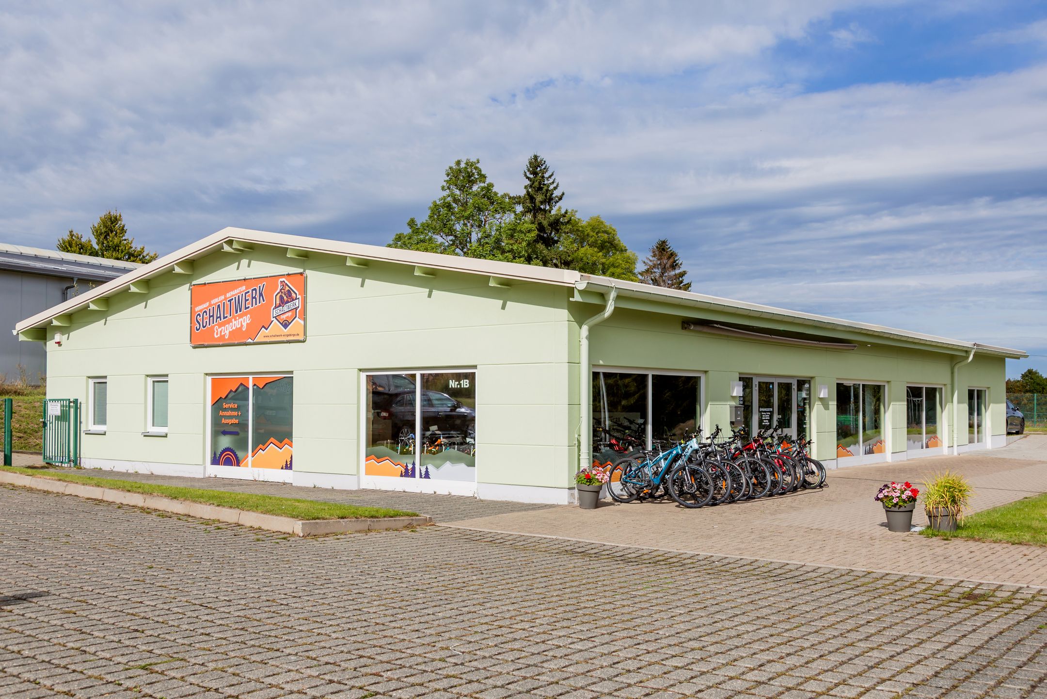 Innenaufnahme Ladengeschäft Schaltwerk Erzgebirge